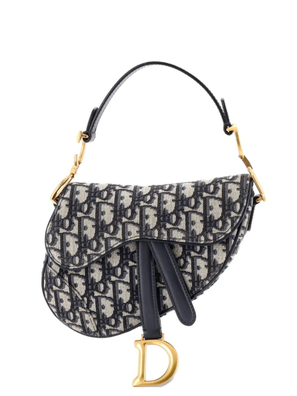 Dior Small Saddle Bag with Strap
Blue Dior Oblique Jacquard - Picture 3 of 9
